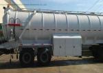 2 Axles Sewer Vacuum Suction Semi Trailer For Off Road And Oil Field Operation
