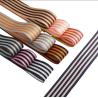 Buy cheap Wholesale Double Face Polyester Cotton Blend Striped Ribbon For Diy Hair Bows Gift Wrap Cake Packing Decoration from wholesalers