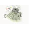 Buy cheap Children Girl Silk Buttons Sleeveless Knee Length Summer Dress Casual from wholesalers