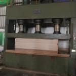 Cabinet Panels Faced Natural Makore Wood Veneer Fiddleback Grain Slip 2440x1220m