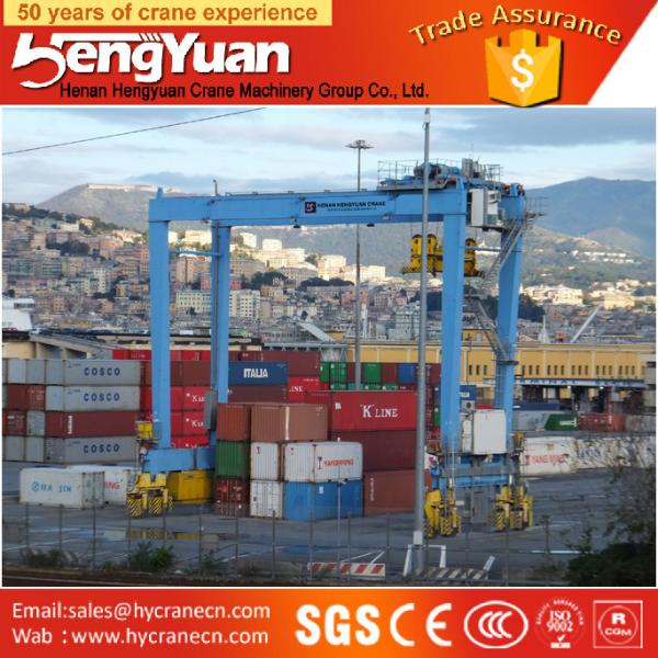 Buy cheap 30.5 ton Rubber Tyre Container Gantry Crane from wholesalers