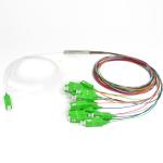 1 In 2 Out Fibre Optic Cable Splitter 1x2 PLC Mini Steel Tube 0.9mm SC/APC