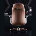 Adjustable Lifting Function Lift Chair Italian Light Luxury Leather Boss Office