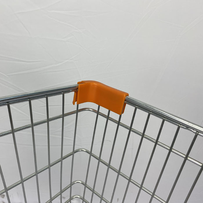 Asian Style 125L Conventional Metal Handcart Chain Supermarket Warehouse Trolley With High Sales Volume