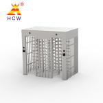 AC220-240V Full Height Security Turnstile OR code Revolving Entrance Gate