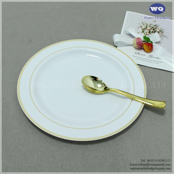 Buy cheap 9 Inch Fancy Hot-Stamp Plate,Elegant 10.25 Inch Party Plate,Single Use Dinnerware,Good Price Factory Injection Plate from wholesalers