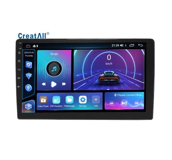 Creatall 7/9/10inch Central Control Car Android GPS Navigation Smart for BT Wifi