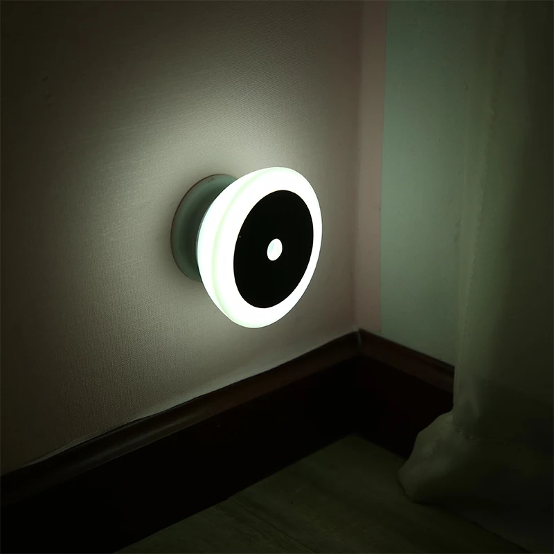 Bedroom 0.25w 81mm Motion Sensor Indoor Wall Light Rotating Magnetic Suction Base