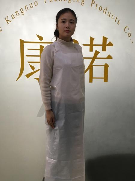 Buy cheap Disposable Polyethylene Aprons / Disposable Adult Aprons Embossed Textured Surface from wholesalers