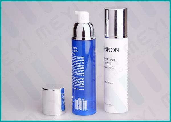Buy cheap PP Cylinder Shape 30ml Airless Pump Bottle , Serum Pump Dispenser from wholesalers