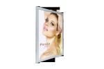 Super Slim Black / White 22mm Thickness LED Light Box Snap Open For Inddor