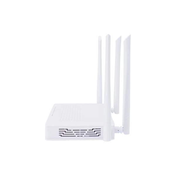 Buy cheap WiFi AC GPON ONU 4GE HGU Fiber Optic Equipment RJ45 White Color from wholesalers