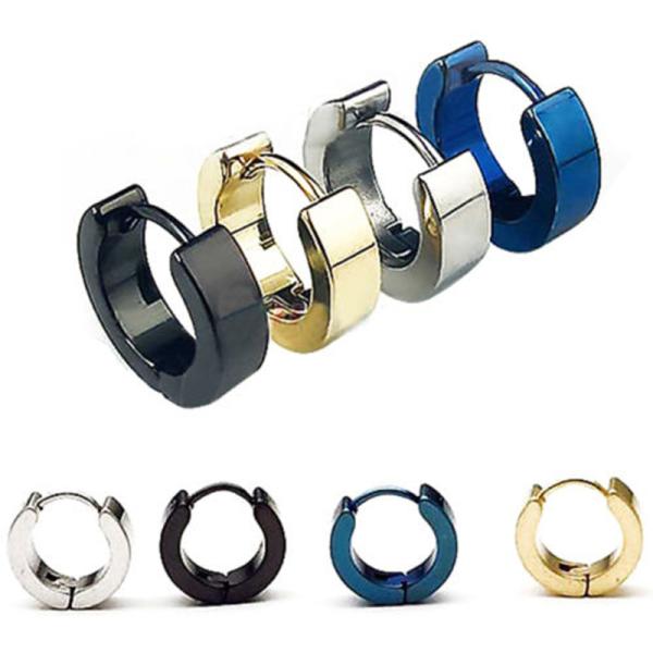 Buy cheap Fashon Round Loop Tiny small Hoop Stainless Steel Earrings For Women Men Jewelry Wholesale Pendientes Mujer Moda Gift from wholesalers