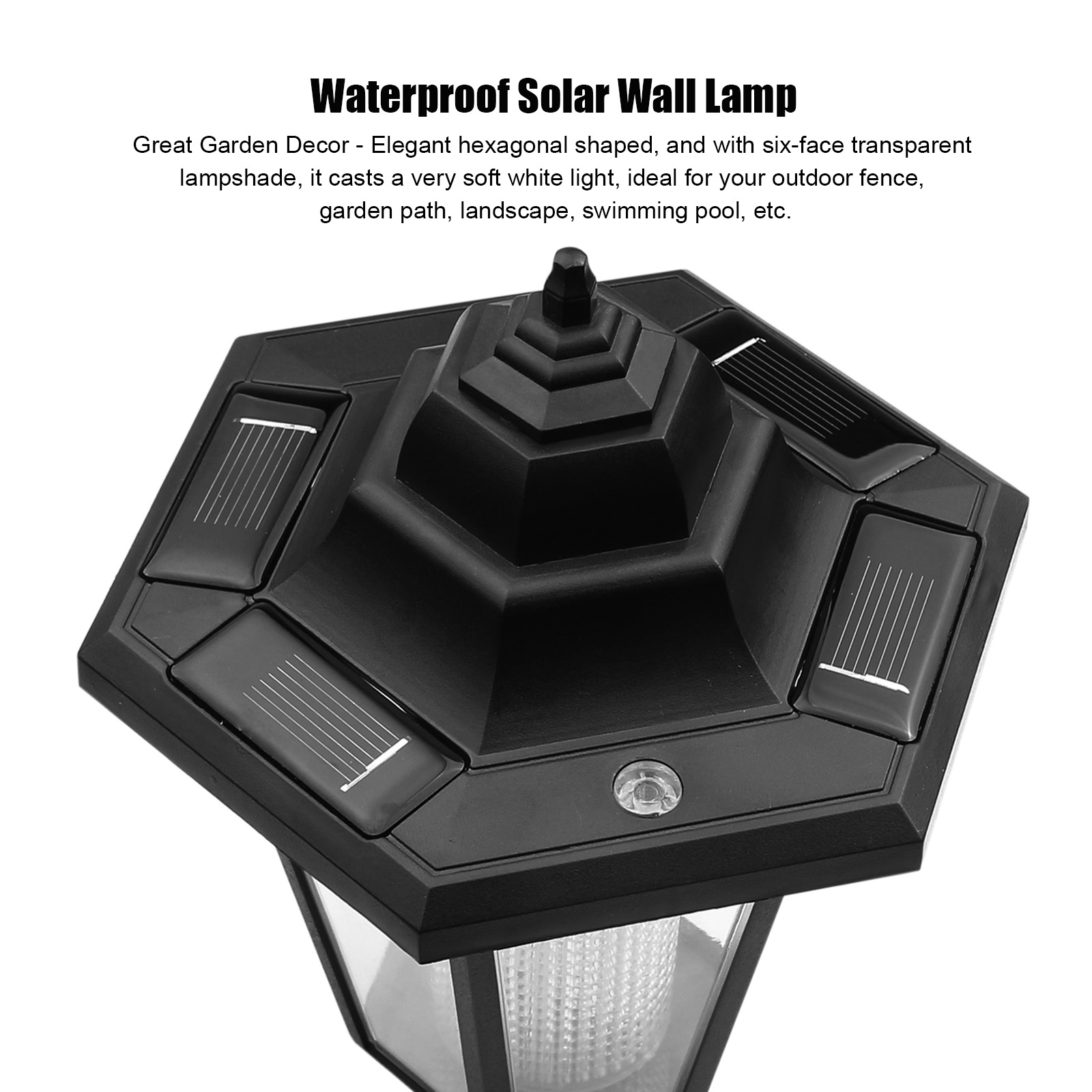 3200K IP44 Solar Motion Sensor Wall Light 1000mAh For Garden