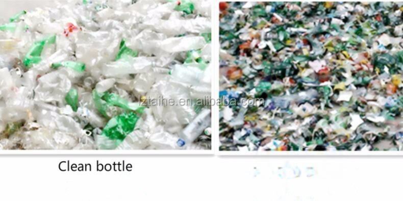 Farms Shandong Waste Plastic Recycling Machine PET Washing Line With Label Remover Machine