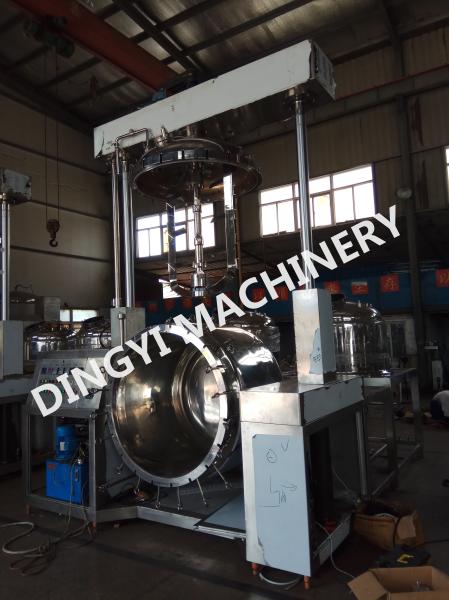 Buy cheap Steam Heating Vacuum Emulsifying Mixer 380V SS316L / SS304 Material Safety Valve from wholesalers