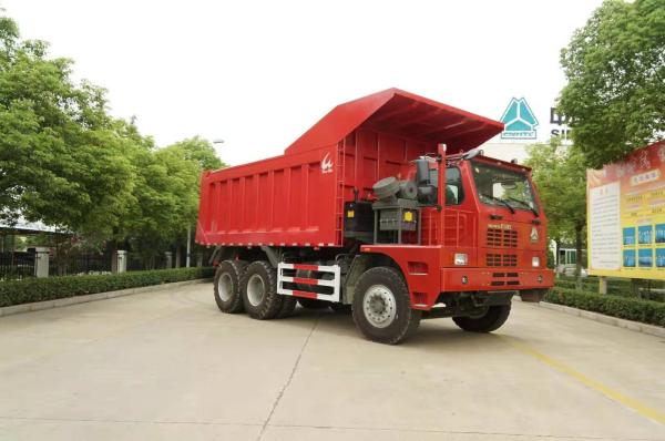 Buy cheap 371HP LHD Used Sino Dump Truck , Used Mine Dump Truck 70 Tons Loading Weight from wholesalers