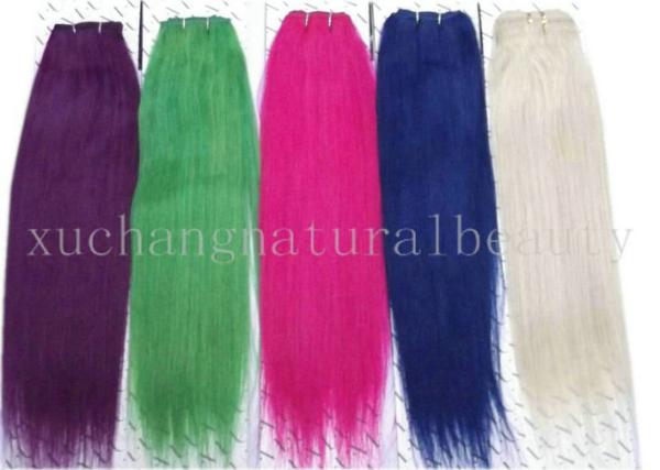 Buy cheap Colored Straight Non Remy Human Hair from wholesalers