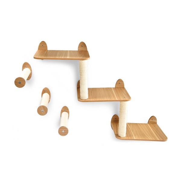 Buy cheap OEM Available Modern Pet Furniture Wood Wall Cat Climbing Shelves from wholesalers