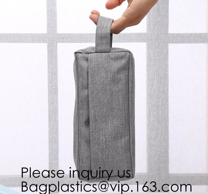 Customized luxury canvas Korean makeup pouch travel cosmetic bag,Promotional Eco friendly Cotton Canvas Zipper Makeup Co