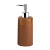 Buy cheap Round Ceramic Body Lotion Dispenser With Light Top Band And Mat Body Black Soap And Lotion Dispenser 1pcs from wholesalers