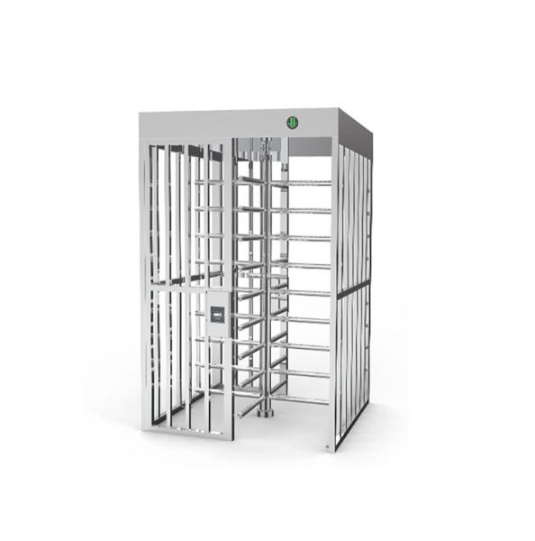 High Security Single Lane Full Height Turnstile Access Control 90 Degree Rotor
