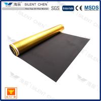 Buy cheap ISO9001 Waterproof Carpet Underlay With Golden Aluminum Film product