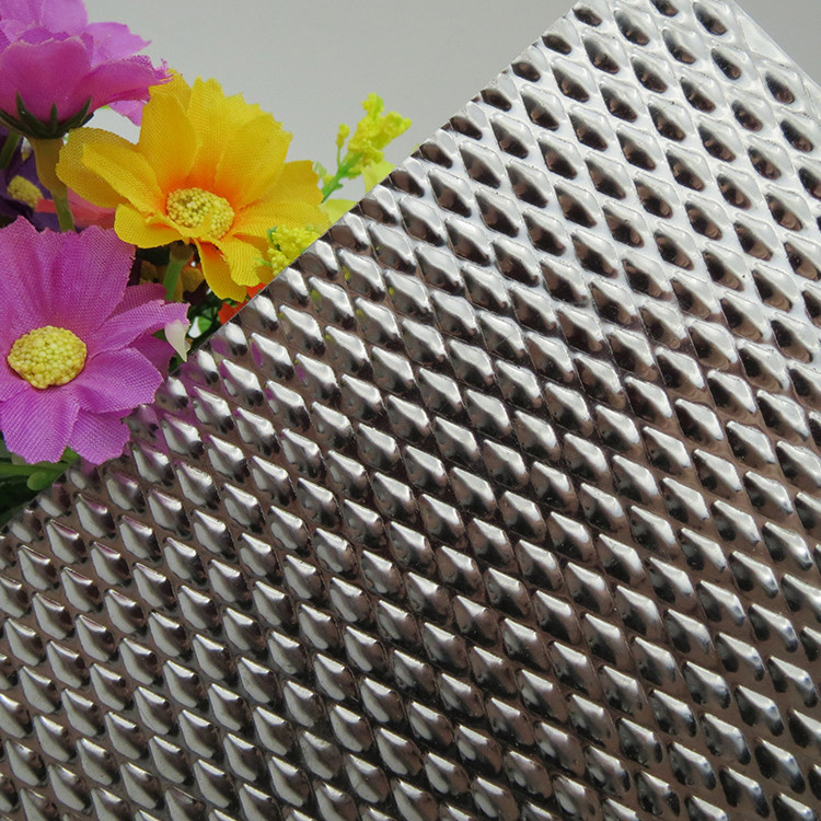 4ft X 8ft 5wl 6wl Embossed Stamped Stainless Steel Sheet 2D Customize Pattern
