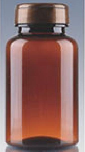 Buy cheap Capsule Medical Grade Plastic Containers , Screw Lid Brown Wide Mouth Bottle from wholesalers