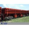 Buy cheap Heavy Load 80t Low Side Dump Trailer Ballast Steel Slag Tipping Wagon from wholesalers