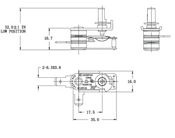 Zy9 AC250V 10A electric steam iron thermostats adjust parts kst 207 bimetal kst thermostat