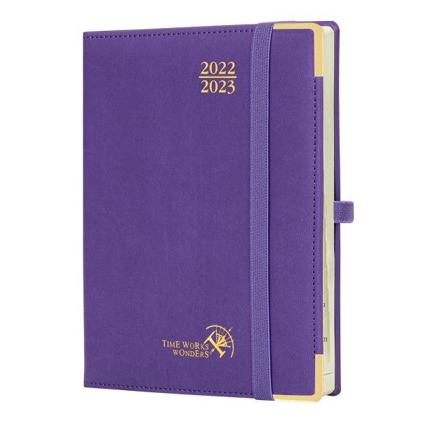 Buy cheap FSC Purple PU Cover Hardcover Academic Planner All In One Agenda from wholesalers
