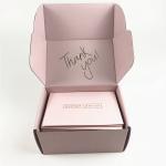 Pantone Color C2S Paper Corrugated Carton Box With Envelope