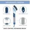 Buy cheap PP Soap Dispensing Dish Brush With 4 Replacement Heads from wholesalers