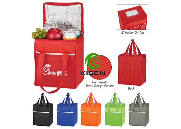 Buy cheap Colorful Non Woven Cooler Bag Portable Folded Insulated Tote Lunch Bag from wholesalers