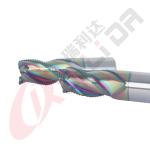 25mm 1" 3 Flutes Roughing End Mill For Aluminium Carbide CNC Rough Milling