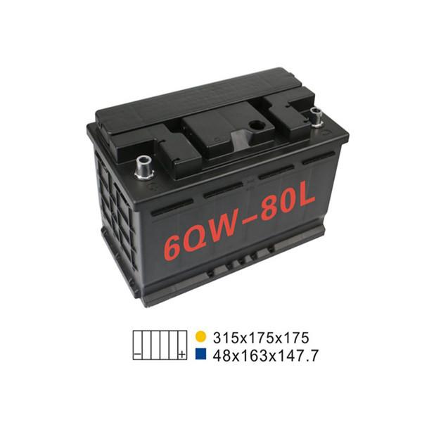 Buy cheap 20HR 75AH 660A 6 Qw 80L Car Battery For Start Stop 311*175*175mm from wholesalers