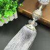 Buy cheap Fashion custom long tassel fringe trimming for curtain attractive tieback hanging ball from wholesalers