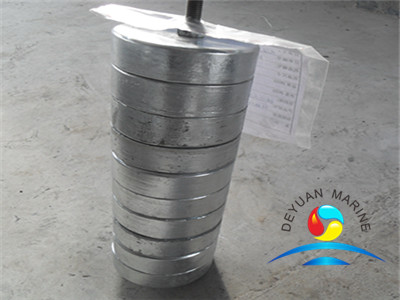 Rectangle Type Zinc Anodefor Sea Water Cooling System Marine Outfitting Equipment