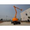 Buy cheap 2 Wheel Drive Hydraulic Boom Lift 19.7M Working Height 360° continuous Turntable Swing from wholesalers