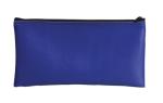 ROSH Recyclable PVC Pu Leather Zipper Bank Bags For Coins Money