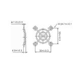 Mini Fan Guard, Chrome plating.