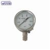 Buy cheap Natural Gas Stainless Steel Pressure Gauge Bottom Connection from wholesalers