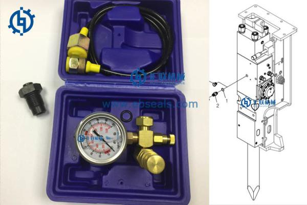 Buy cheap Abrasion Proof Furukawa Breaker Parts N2 Charging Kit Long Service Life from wholesalers