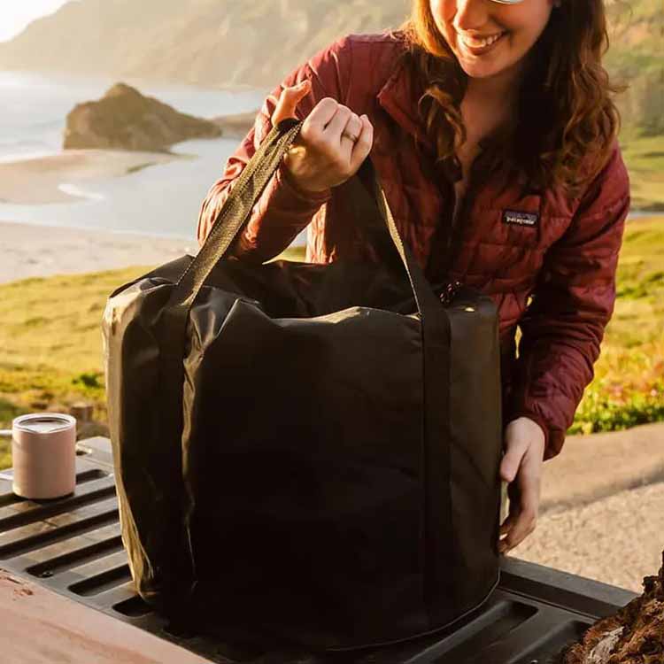 Stainless Steel Wood Burning Stove for Outdoor Camping and Hiking in Modern Style