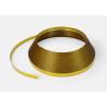 Buy cheap Gold Luxury J Shape Plastic Trim Strip Cap 2.0 CM 35/45 Meters With Aluminum from wholesalers