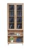 Buy cheap Modern Furniture Family Room Storage Cabinets Fitted Double Door Bookcase from wholesalers