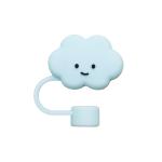 Wholesale FULL Silicone Non Toxic PVC Free BPA Free Silicone Straw Topper Cloud