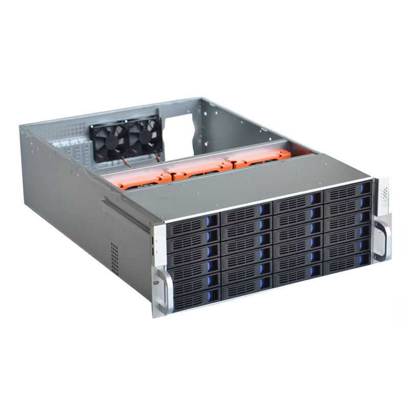 Servers 4U24 Disk Hot Swap Chassis Industrial NVR Storage Case NAS 4U GPU Server Chassis with Private Mold