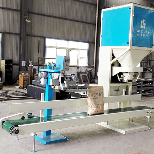 Buy cheap Gravity feeding crystallized sugar salt rice packing machine 25kg from wholesalers